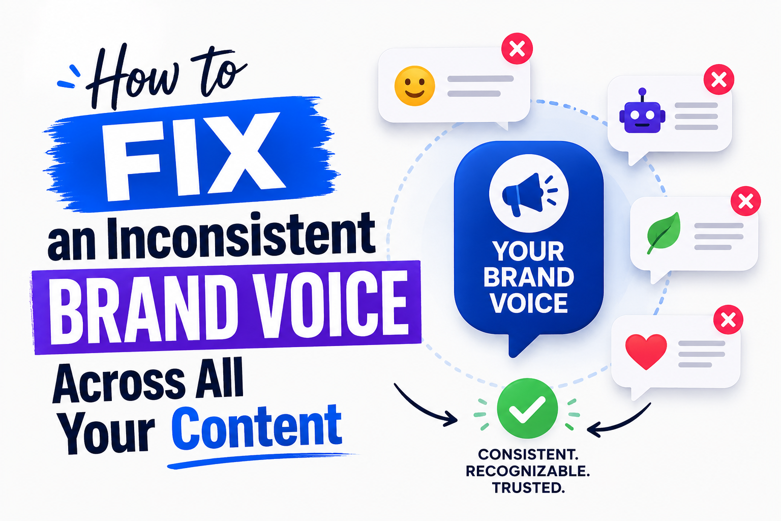 How to Fix an Inconsistent Brand Voice Across All Your Content's Thumbnail Image